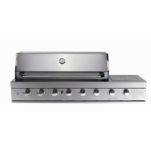 6burner Built in Stainless Steel BBQ Grill avec brûleur latéral